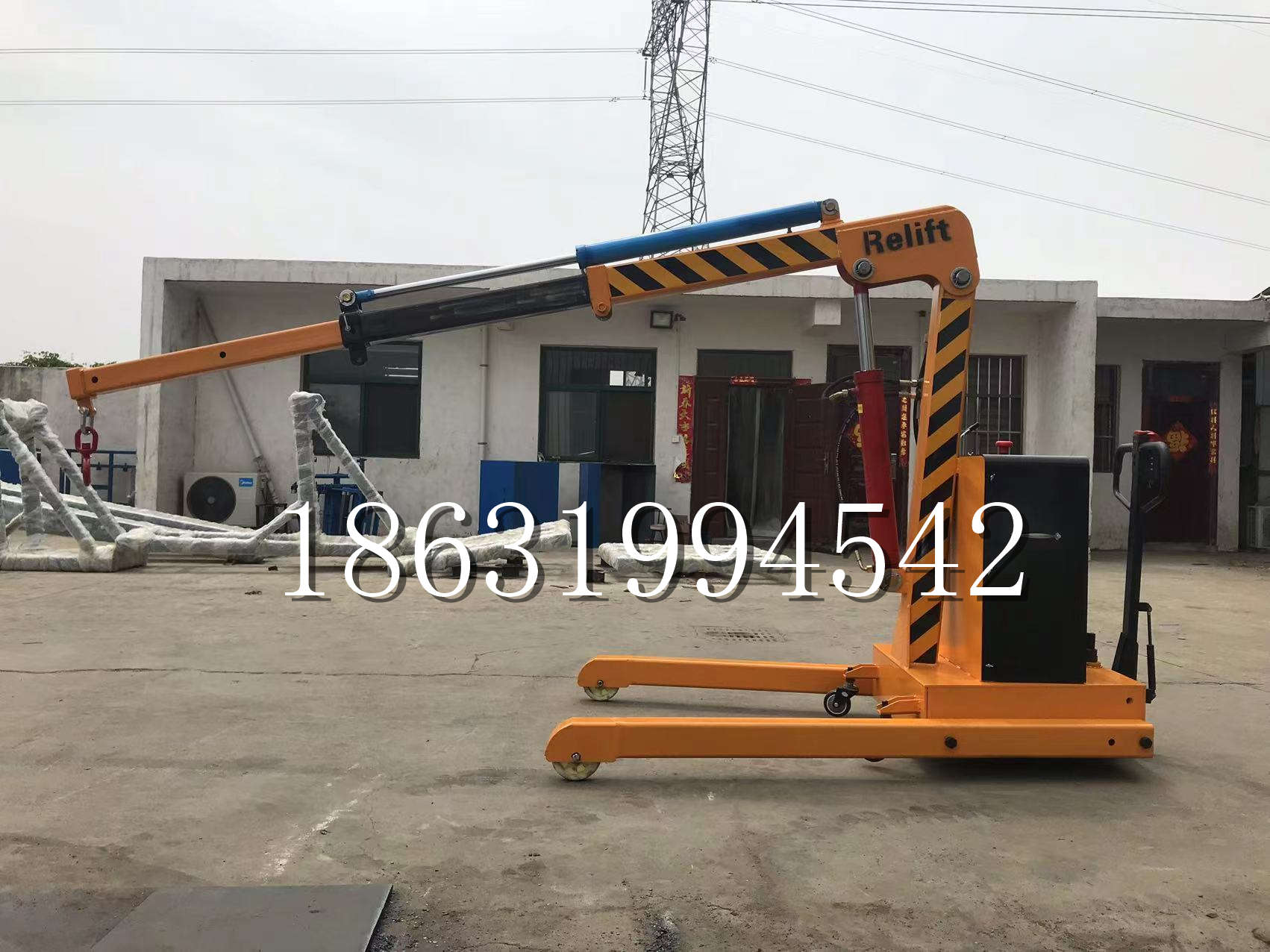 杭锦后旗久征定做3吨三轮随车吊 农用园林绿化移树吊 平板工程用小吊机